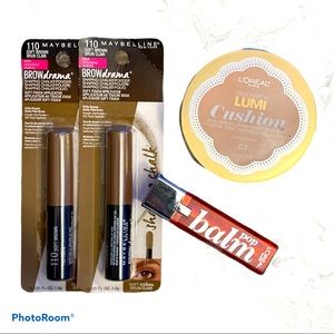 Loreal, Maybelline mixed makeup.